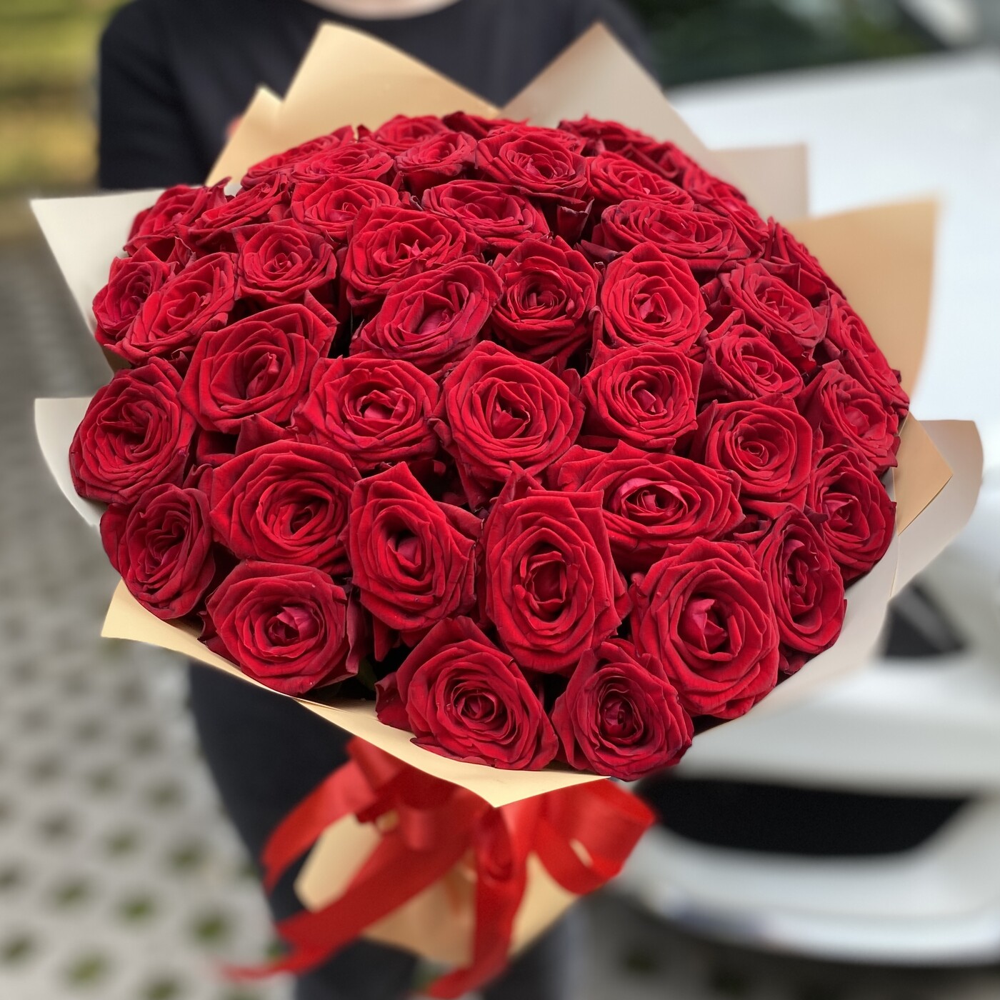 Акция! Букет из 51 красной розы